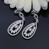 CZ Stone Silver 925 Drop Earrings for Women