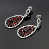CZ Stone Silver 925 Drop Earrings for Women