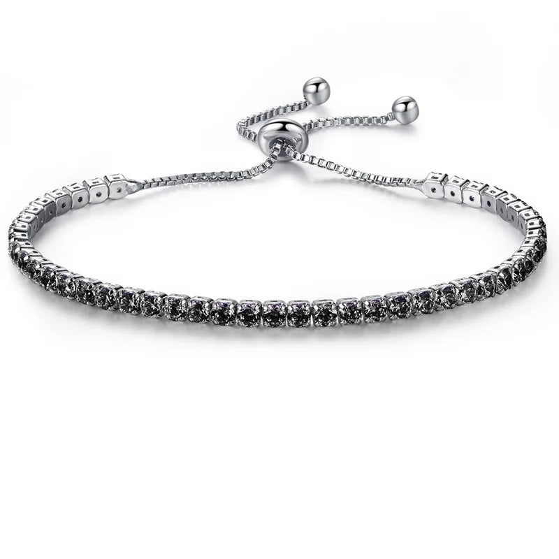 5 Colors CZ Tennis Bracelet for Women Wedding Jewelry