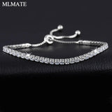 5 Colors CZ Tennis Bracelet for Women Wedding Jewelry