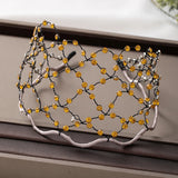 Crystal Headbands Wedding Hair Accessories Mesh Tiaras Hairbands Women Ornaments