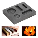Graphite Ingot Melting Casting Combo Crucible Mold Jewelry Making Tools