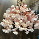 5 Heads Roses Branch Wedding Flower Arrangement Artificial Bouquet