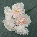 5 Artificial Peony Flower Heads Wedding Party Christmas DIY Decor