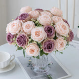 5 Peony Artificial Flowers for Home Floral Decoration DIY