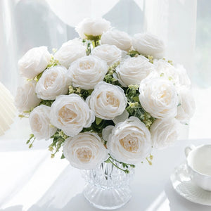 5 Peony Artificial Flowers for Home Floral Decoration DIY