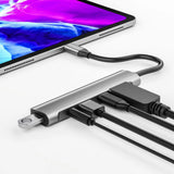 4K@60Hz DisplayPort USB-C Hub 60W PD Docking Station
