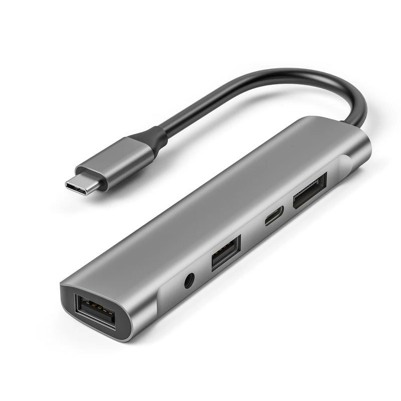 4K@60Hz DisplayPort USB-C Hub 60W PD Docking Station