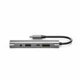 4K@60Hz DisplayPort USB-C Hub 60W PD Docking Station
