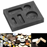 5-In-1 Graphite Coin Combo Metal Casting Mold For Melting Refining Scrap Bar