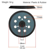 5 Inch 8 Hole Sanding Pad for BO5010 BO5030/K BO5031K BO5041K XOB01Z