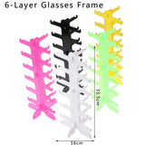 Eyeglasses Sunglasses Display Rack Stand Holder Frame 35.5*16cm