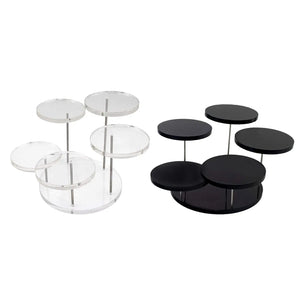 Acrylic Round Jewelry Display Stand Holder Organiser Show Rack
