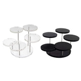 Acrylic Round Jewelry Display Stand Holder Organiser Show Rack