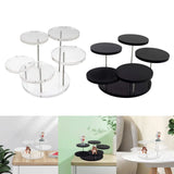 Acrylic Round Jewelry Display Stand Holder Organiser Show Rack