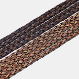 5M Braided PU Round Leather Cord DIY Jewelry Making Supplies