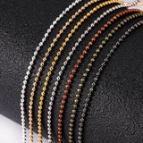 5M/L Copper Faced Ball Bead Chains for DIY Jewelry Making