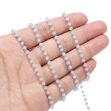 5m Stainless Steel Red Dark Green Bead Chain for DIY Jewelry Making