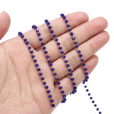 5m Stainless Steel Red Dark Green Bead Chain for DIY Jewelry Making