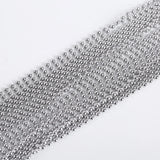 5m Stainless Steel Ball Beads Chains Jewelry Making DIY Necklace Findings