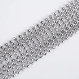 5m Stainless Steel Ball Beads Chains Jewelry Making DIY Necklace Findings