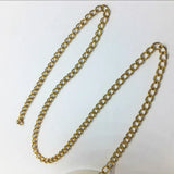 5m Hot Plated 3mm Stainless Steel Chain for Jewelry Making