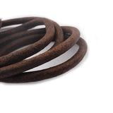 5M 5mm Soft Leather Cord Round Rope String DIY Jewelry Making Necklace Bracelet