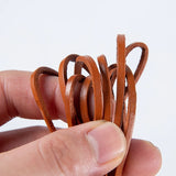 5m Leather Cord 3mm Round/Flat for Bracelets Necklace DIY Jewelry Making