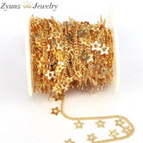 5m Star Butterfly Chains for Women Necklace Bracelet Anklet Making Supplies