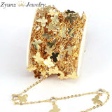 5m Star Butterfly Chains for Women Necklace Bracelet Anklet Making Supplies