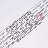 5m Stainless Steel Necklace Chains Bulk DIY Jewelry Findings Making Supplies