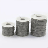 5M Stainless Steel Round Chain Necklace DIY Jewelry Making