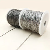 Iron Cross Chain 5m Lot DIY Necklace Lobster Clasp Jewelry Making Material