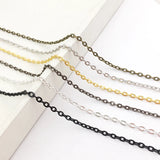 Iron Cross Chain 5m Lot DIY Necklace Lobster Clasp Jewelry Making Material