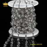 Gun Plating Wire Wrapped Abacus Beads Rosary Chains