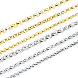 5 Meters Stainless Steel Plated BL O Style Necklace Chains DIY Jewelry Findings