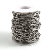 5m Stainless Steel Link Cable Chain Multicolor DIY Jewelry Findings