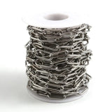 5m Stainless Steel Link Cable Chain Multicolor DIY Jewelry Findings