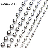 5 Meters Stainless Steel Ball Chain Bulk DIY Necklaces Jewelry Making