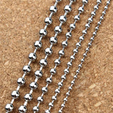 5 Meters Stainless Steel Ball Chain Bulk DIY Necklaces Jewelry Making