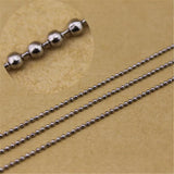 5 Meters Stainless Steel Ball Chain Bulk DIY Necklaces Jewelry Making