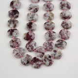 Mixed Gemstone Polished Faceted Slab Beads 20x25mm