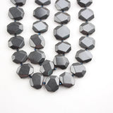 Mixed Gemstone Polished Faceted Slab Beads 20x25mm