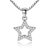 925 Silver Pendant Necklace with Zircon