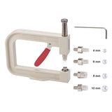 Manual Pearl Fixing Machine Punching No Hole Pearl Setting Machine