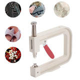 Manual Pearl Fixing Machine Punching No Hole Pearl Setting Machine