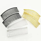 5 PCS Hair Combs Blank Settings Hairwear Jewelry Making