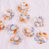 5 PCS 26mm Acrylic Flowers DIY Jewelry Accessories