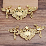 5 PCS Metal Alloy Leaf Flowers Hair Accessories DIY Material