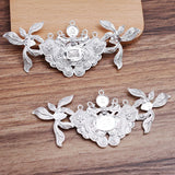 5 PCS Metal Alloy Leaf Flowers Hair Accessories DIY Material